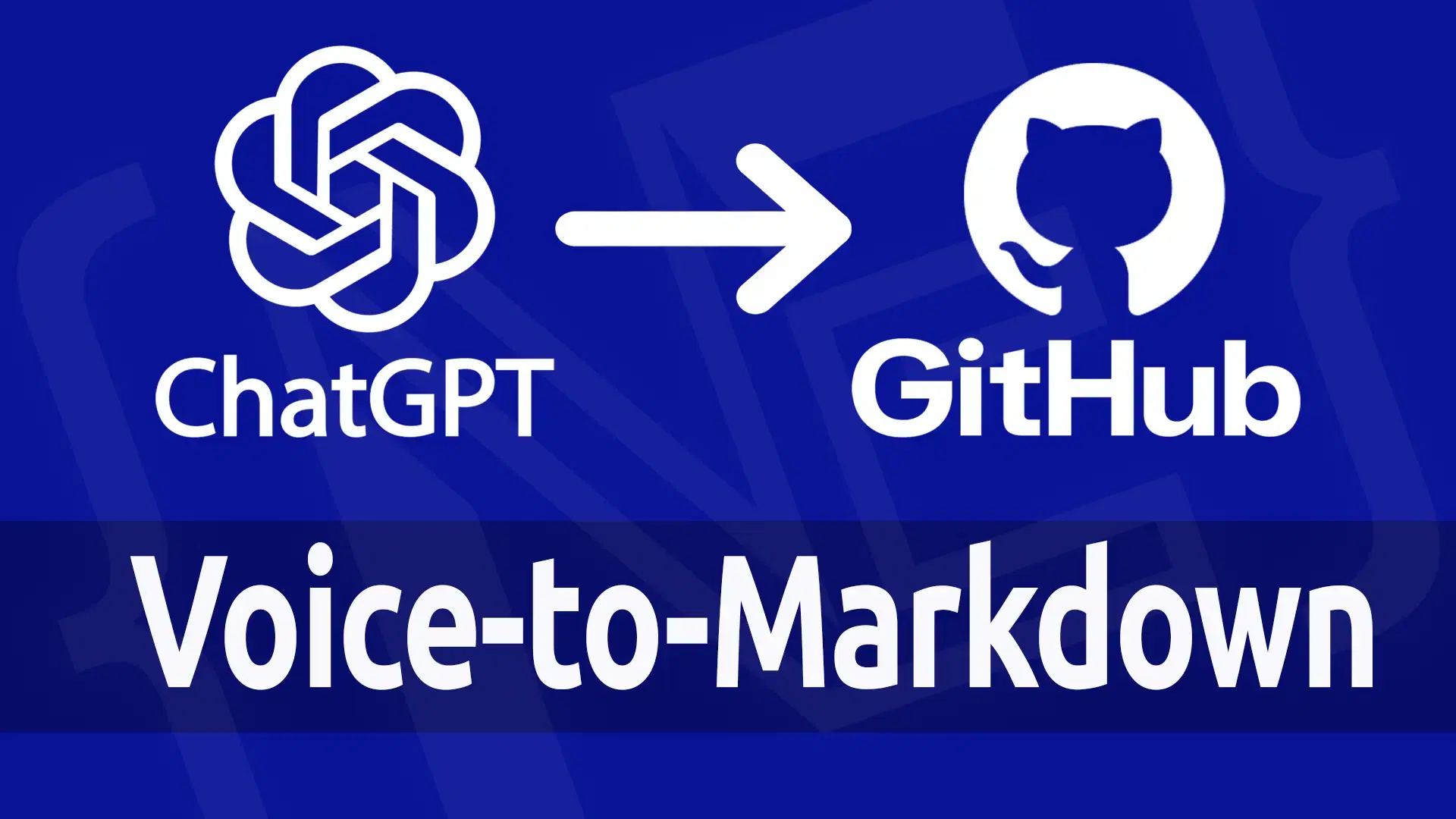 main image for I Built a Voice-to-Markdown Workflow with ChatGPT, GitHub, and Next.js
